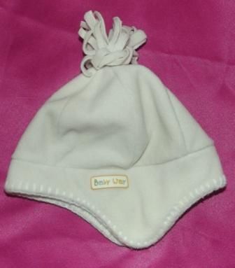 GORRO INFANTIL BABYWAY RIACHUELO TAM U CREME - SEMI NOVO