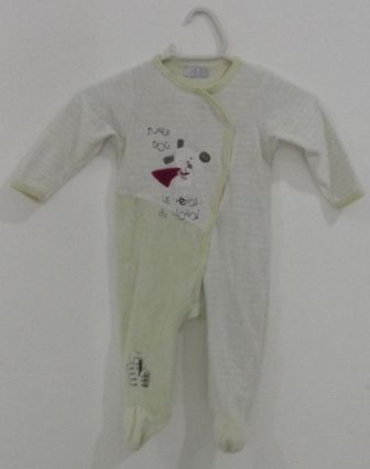 BODY AMARELO BAMBINI 6/9 MESES - USADO